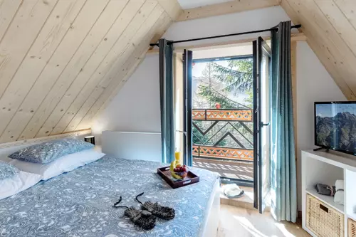 Sypialnia z widokiem na Tatry